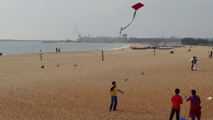 kollam beach pic